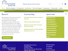 Tablet Screenshot of newenglandhomecare.com